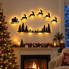 LED Glowing Reindeer Christmas Wall Decor