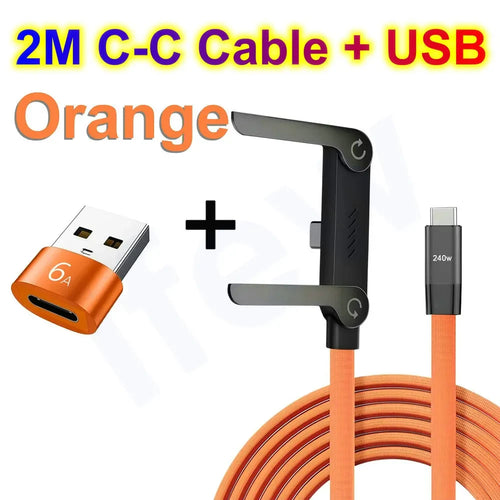 Foldable Stand Fast Charging Cable