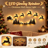 LED Glowing Reindeer Christmas Wall Decor