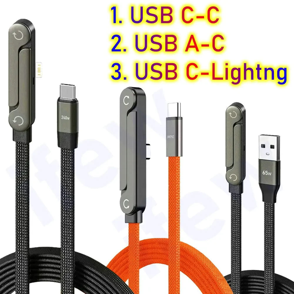 Foldable Stand Fast Charging Cable