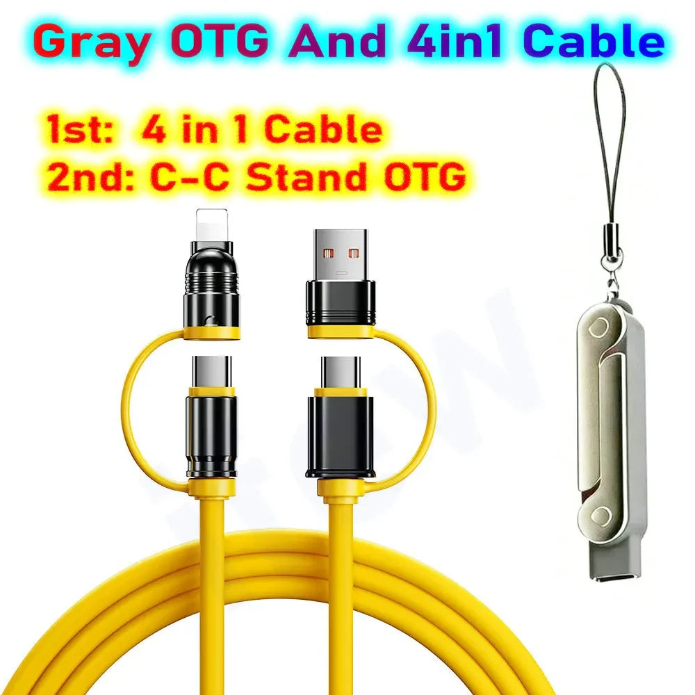 Foldable Stand Fast Charging Cable