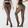 Fleece Lined High Waist Sheer Leggings
