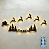 LED Glowing Reindeer Christmas Wall Decor